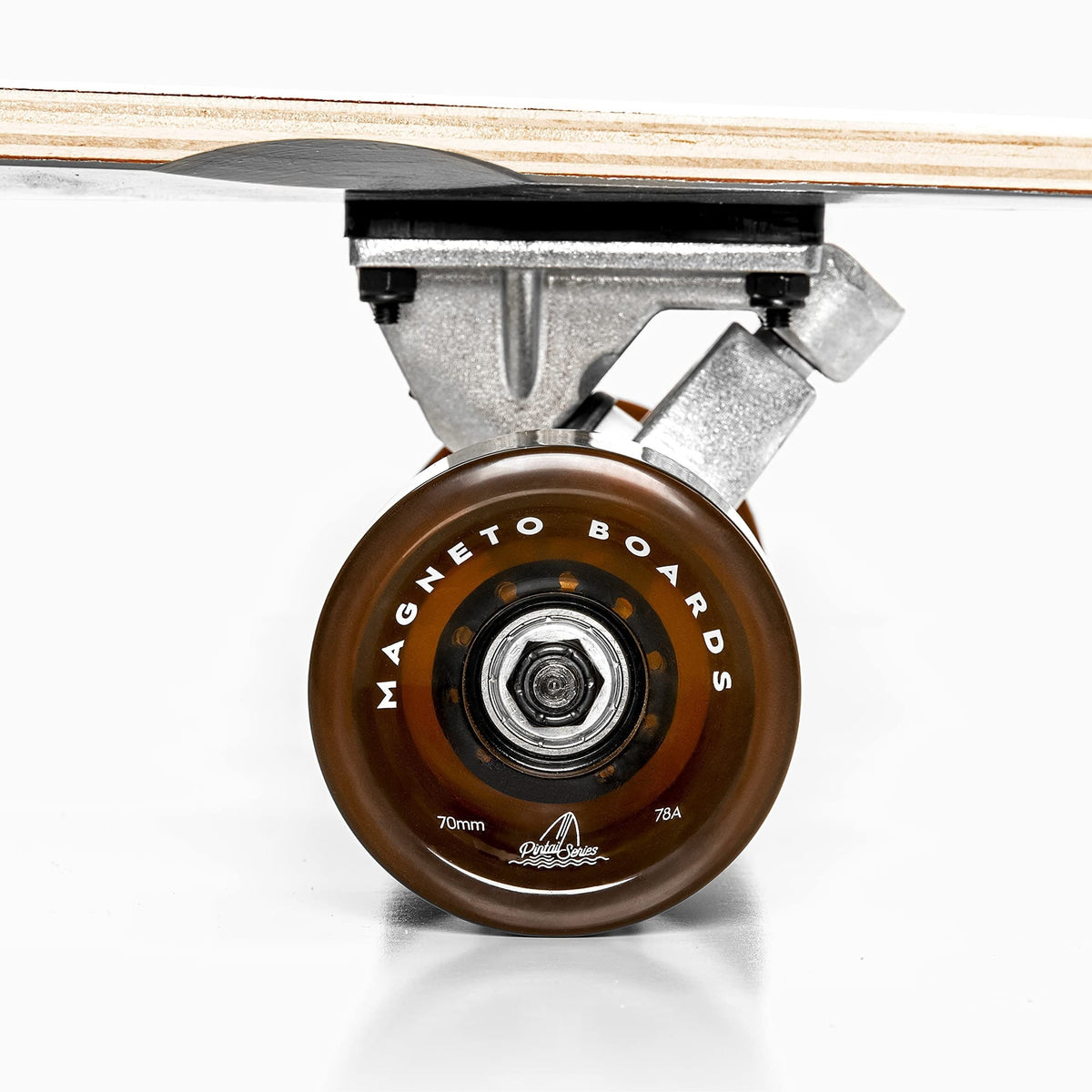 Magneto 40-inch Pintail Cruiser Longboard Skateboard - Hard Maple Core Long Board Deck for Commuting, Cruising, Carving - Suitable for Adults, Teens & Kids (Swallow)