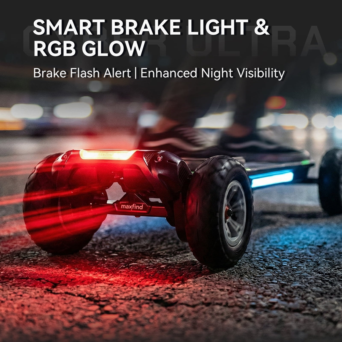 MAXFIND FF Belt Electric Skateboard for Adults, 25 Mile Electric Longboard with Remote, Fast Swap Battery, Black