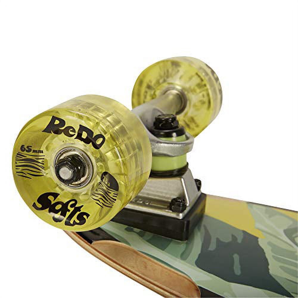 ReDo Skateboard 34.5" San Diego Umbrella Longboard for Boys Girls Kids Adults