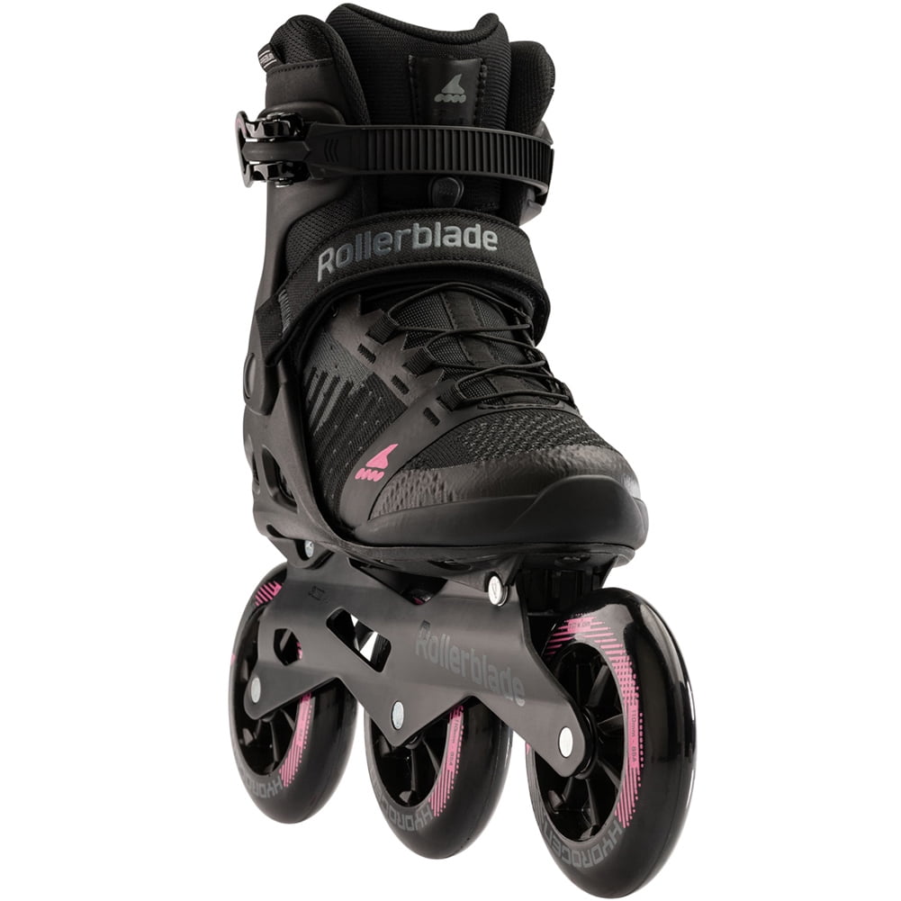ROLLERBLADE Adult Female Macroblade 110 3WD W Inline Skates, Color: Black/Orchid, Size: 9
