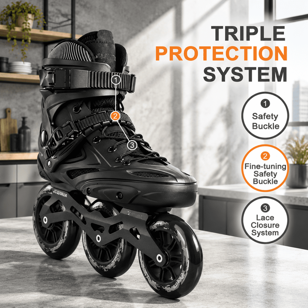 Inline Skates For Men Women 3 Wheel Roller Male Female High Performance Fitness Speed Racing Adult And Unisex