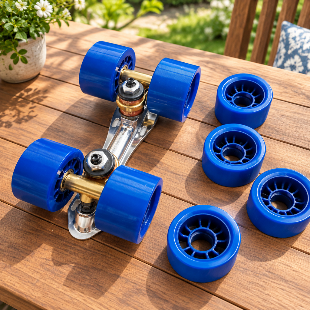 Blue 88A - Pack of 8 Roller & Inline Skate Replacement Wheels
