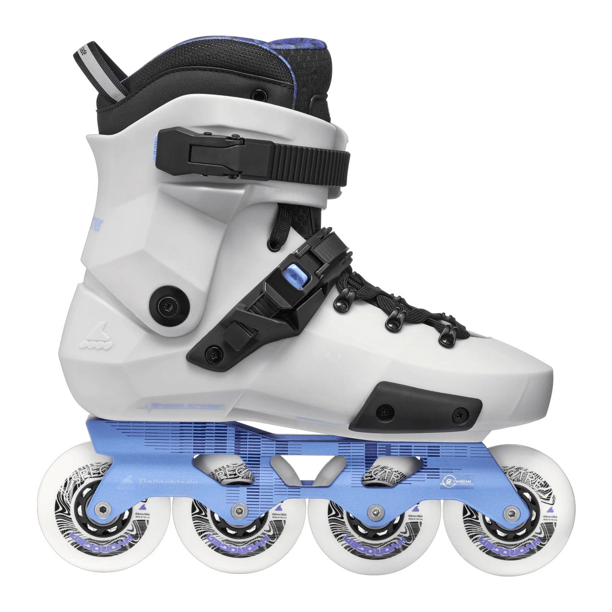 ROLLERBLADE Men's Twister XT Gray Pearl/Periwinkle Inline Skates, Size: 11/11.5