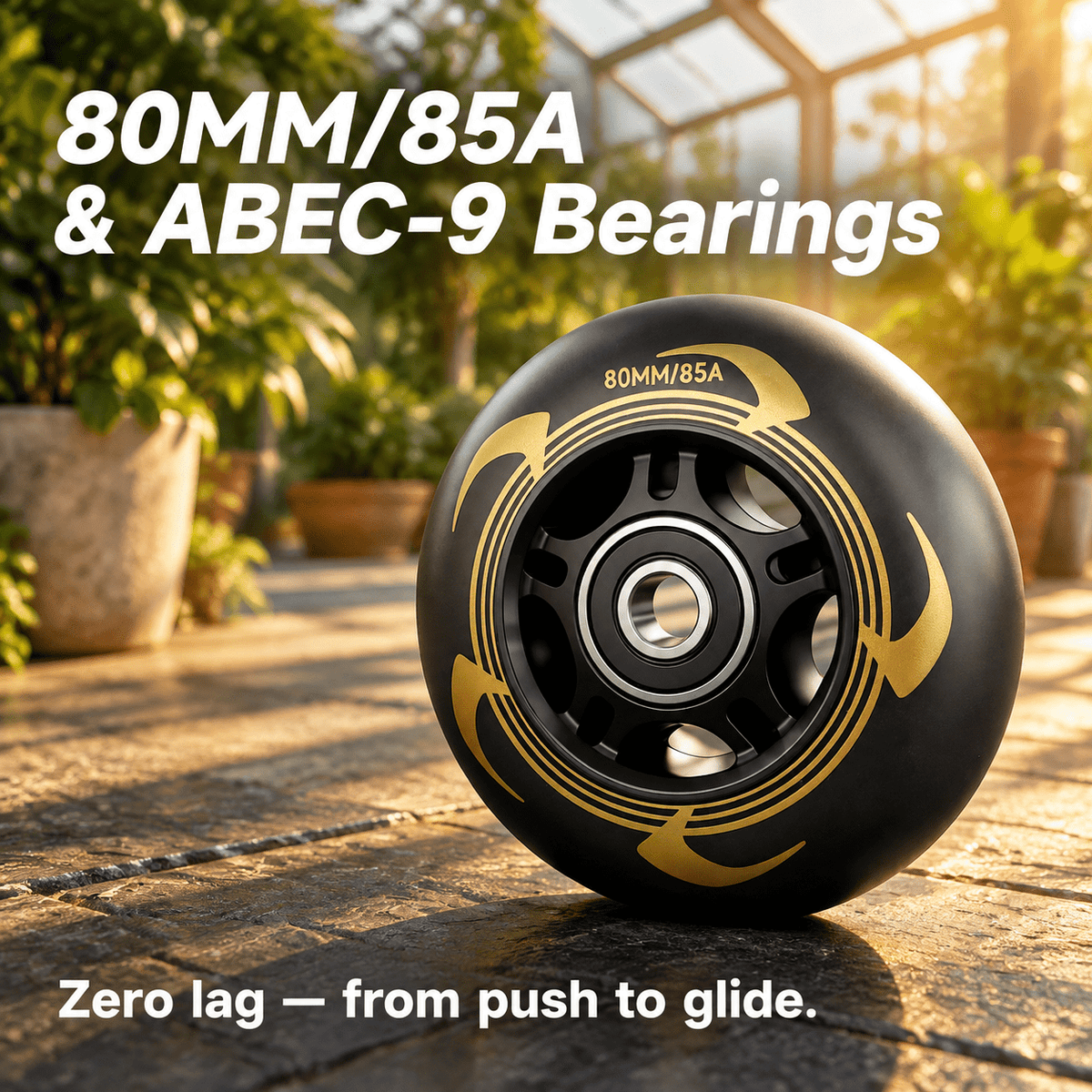 Men's Inline Skates For Urban Freeride Skating - Abec-9 Bearings High-impact Pp Shell Ankle Support All-weather Buckle