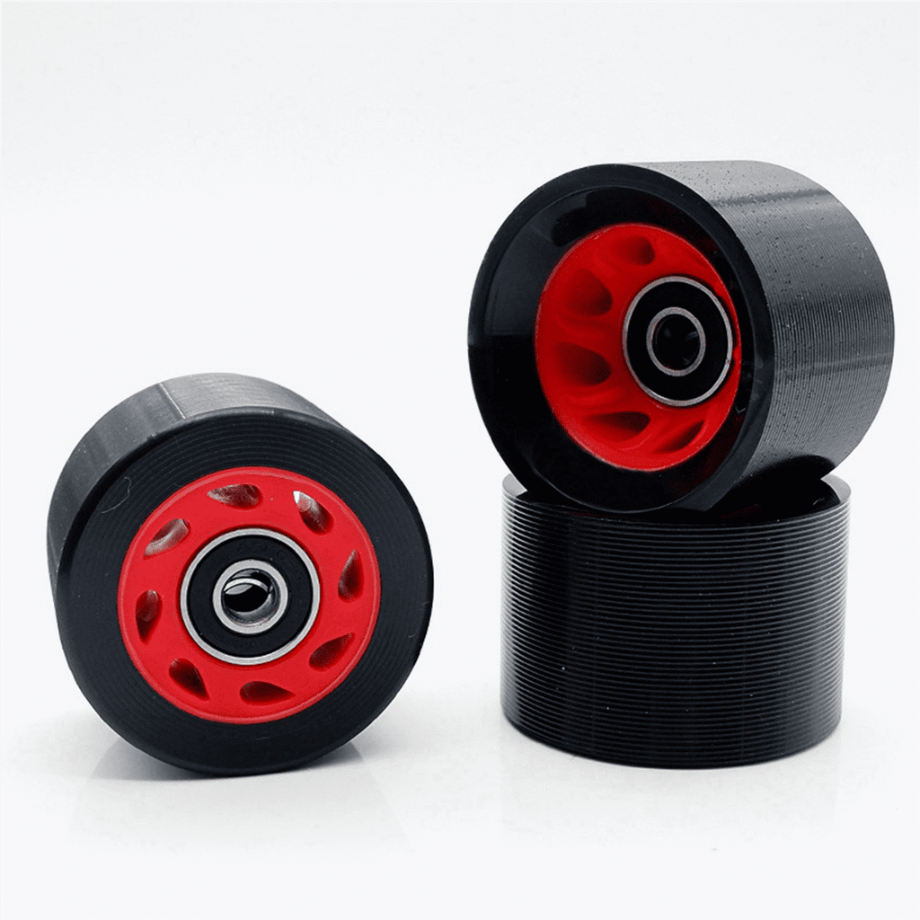48Pack 95A 58mmx39mm,Indoor Quad Roller Skate Wheels,PU Wear- Wheels Double-Row Roller Skates Accessories