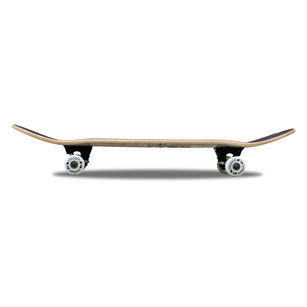 Yocaher Assembled Skateboard 31" x 7.75" Pro Canadian Maple Skate Deck, Premium Grip Tape, ABEC-9 Bearing, 54mm skateboards wheels for all level tricks (Rockstar Kitty Cat - Pink Spiffy)