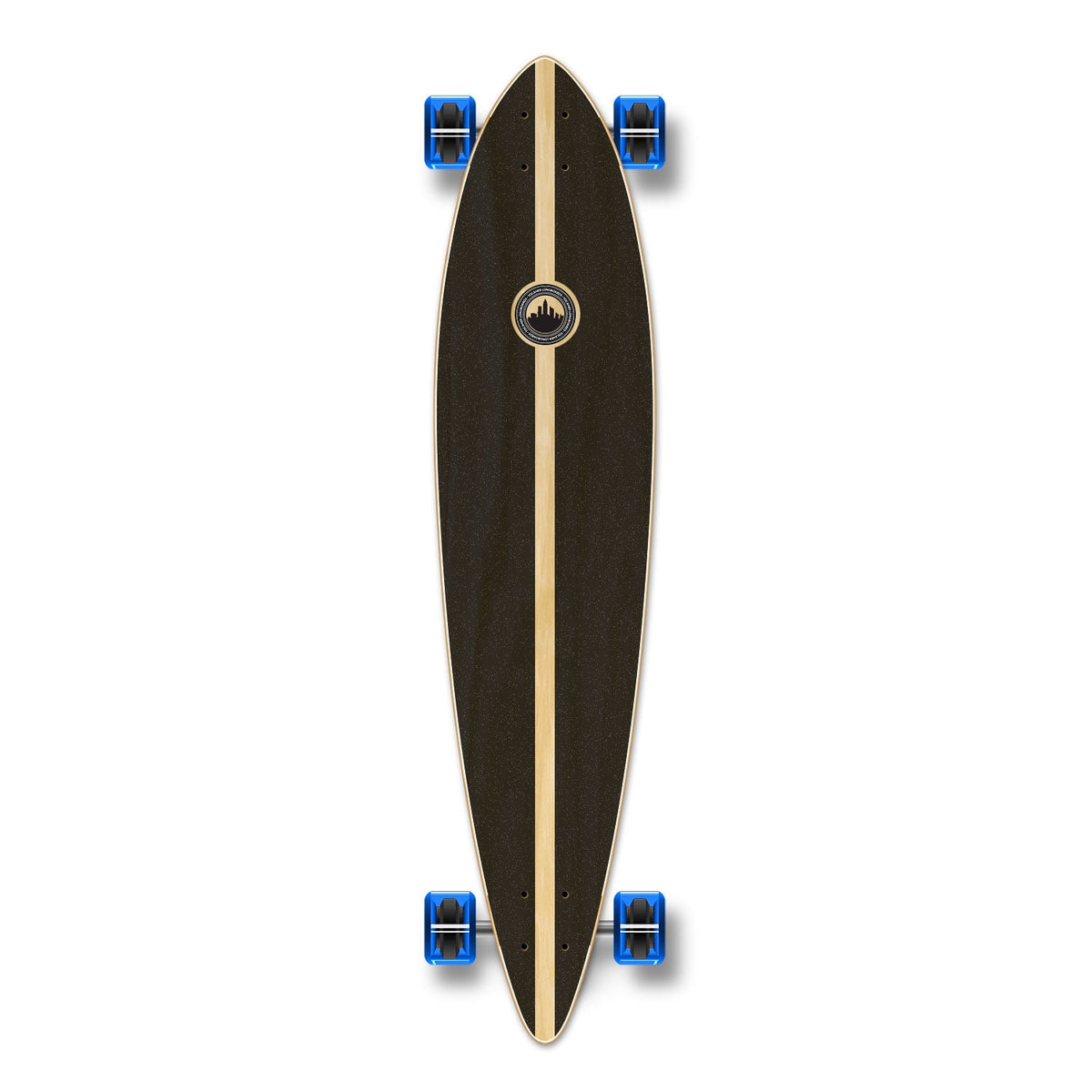 Yocaher Pintail Longboard Skateboards 40" x 9" Complete w/Premium 80A Grip Tape Aluminum Truck ABEC-9 Bearing 71mm Longboard Skateboard Wheels - Surfer