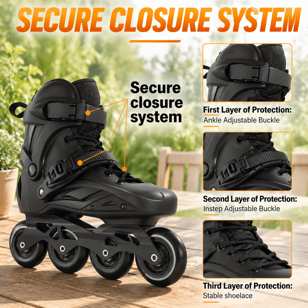 Unbranded Inline Skates Men3.5-4/Women4.5-5 Performance Roller Fitness