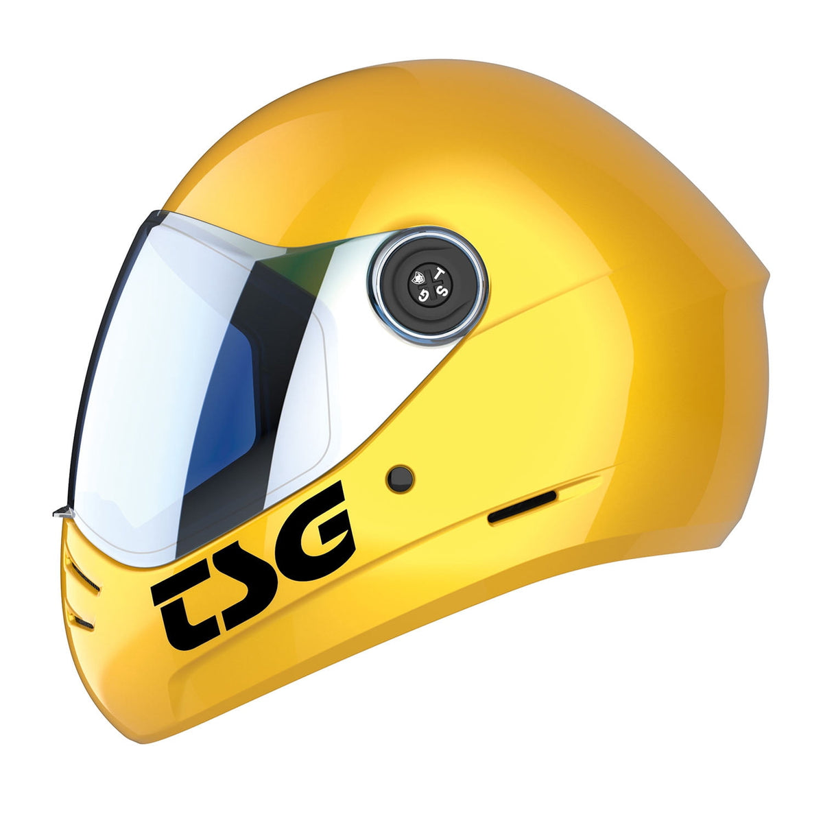 TSG Pass 2.0 Full Face Helmet w/Bonus Visor, Downhill Skateboarding, Satin Black