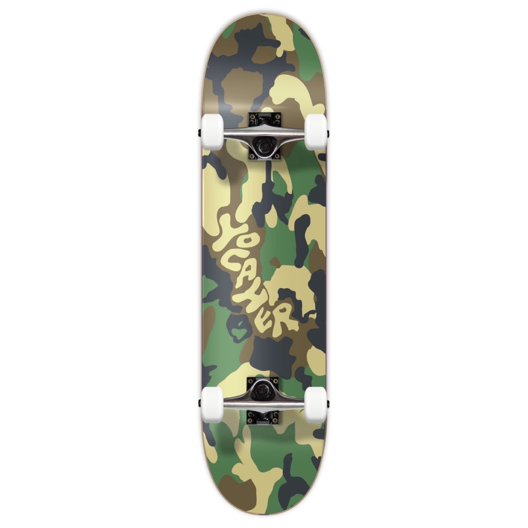 Yocaher Graphic Complete 31" x 7.75" Skateboard - Camo Series - Green (GC77124)