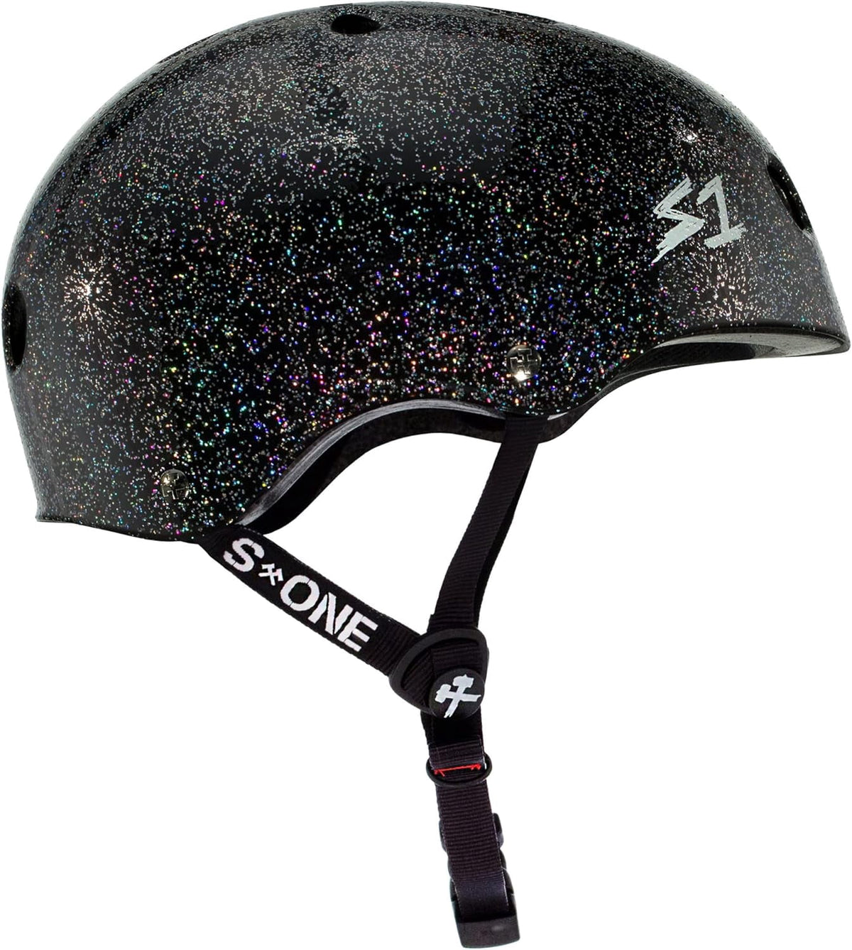 S-ONE Lifer CPSC - Multi-Impact - Black Gloss Glitter - Sz. Medium (21.5")