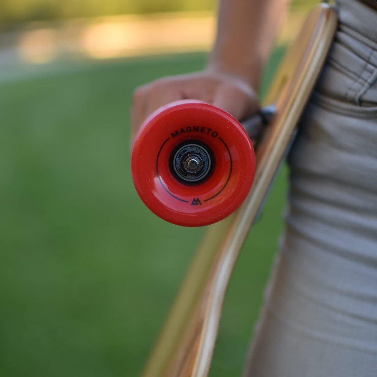 Magneto Longboard Cruiser Skateboard - 70mm 78A Cruiser Wheels for Smooth Riding - Drop-Through Long Boards Design for Stability - Easy Adjustments with Skate Tool - Brown 42in x 9.5in 8-Ply Maple