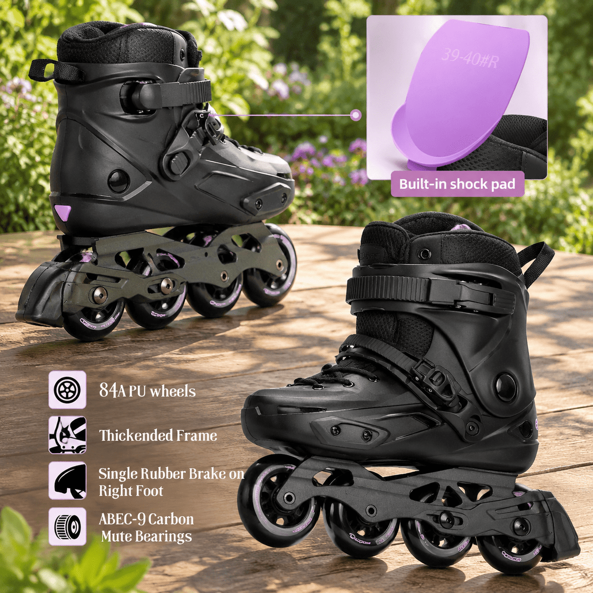 Professional Inline Skates For Women Men-tt