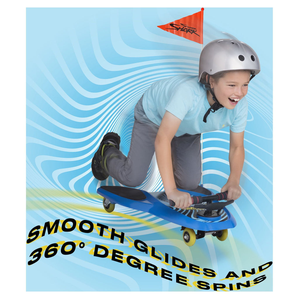 Melo Pink Spinner Shark Kneeboard Toy for Kids 6 Years and up, 74 mm wheels