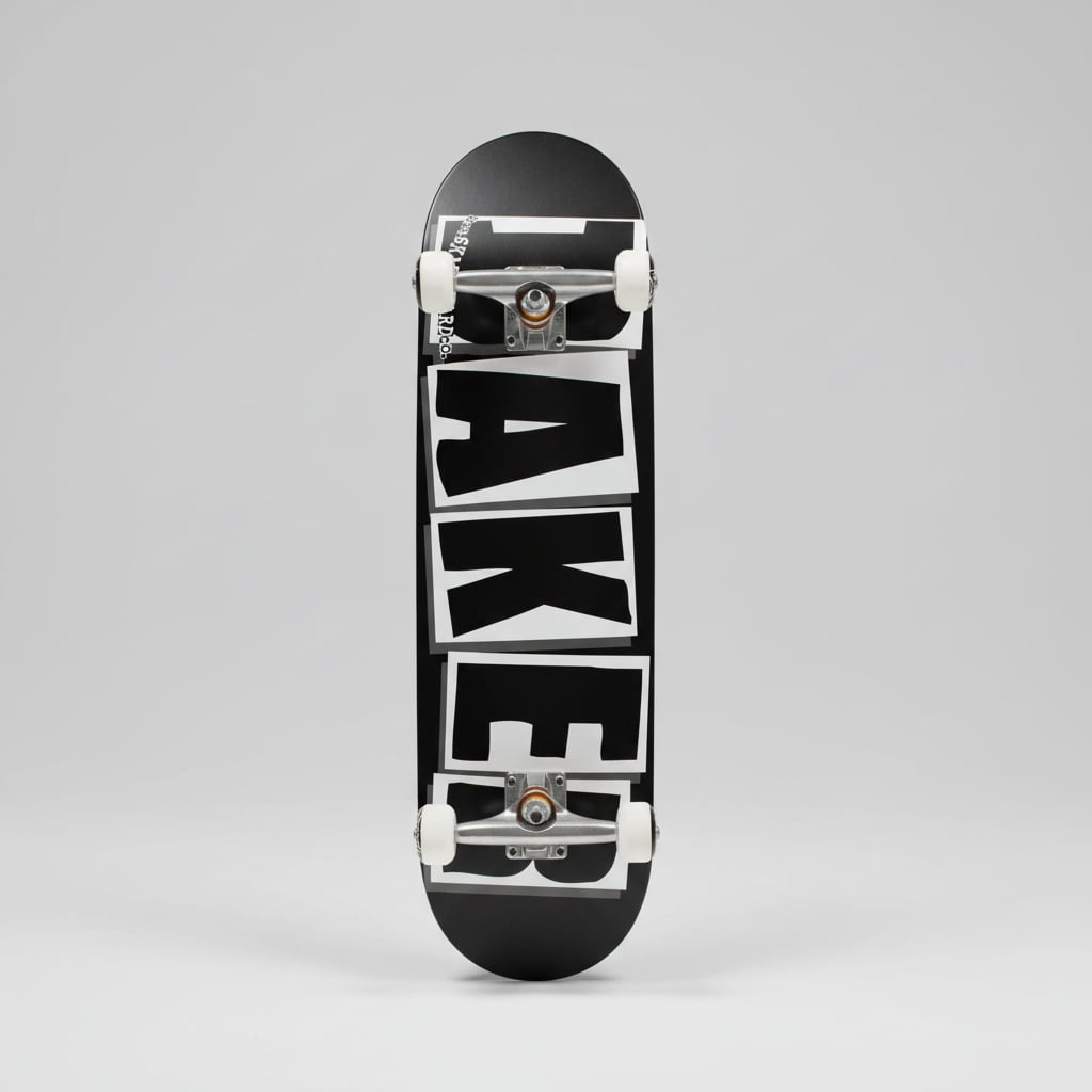 Baker Brand Logo Complete Skateboard 8.5 Black/White