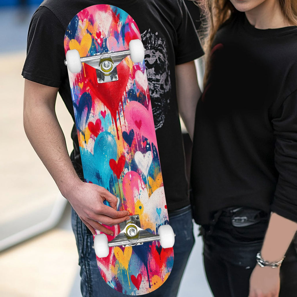 Complete Skateboard Golden Retriever Dog Portrait 31 Inch 7-Ply Maple Skateboard with PU Wheels and Aluminum Trucks, Ready-to-Ride Skateboard for Beginners, Teens and Adults