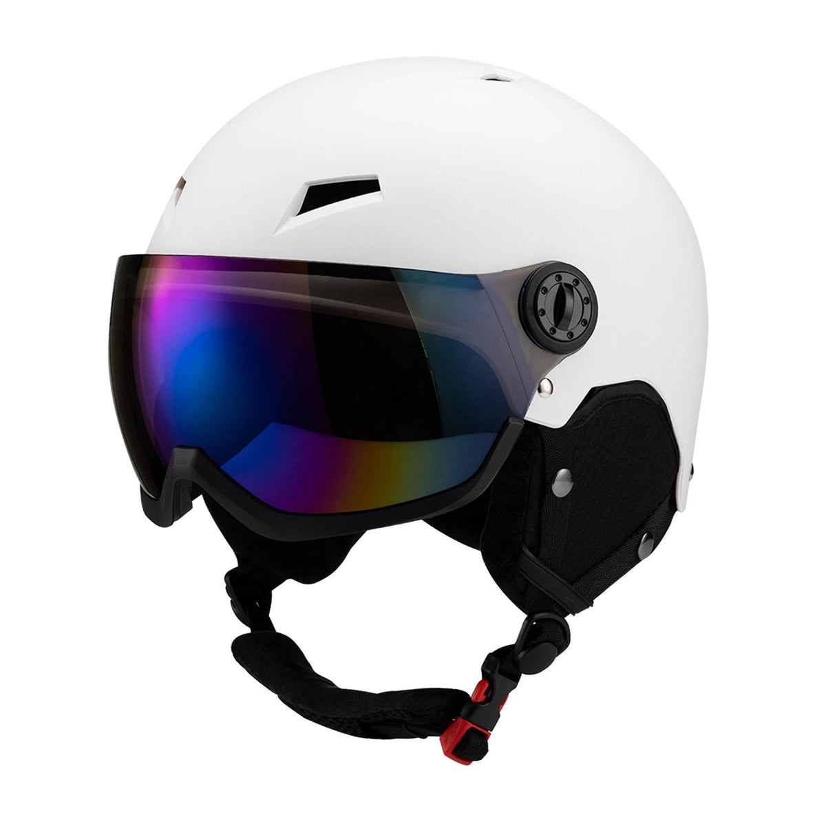 figatia Snow Sports Helmet Windproof Breathable Snowboard Helmet Protection Goggles for Adults for Skateboarding Winter Sports Black S