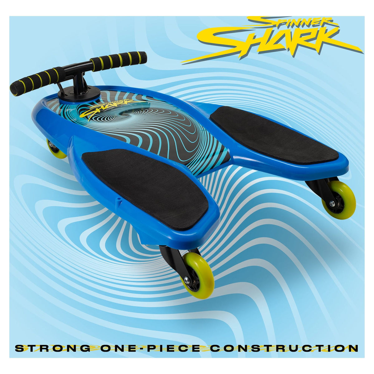 Melo Pink Spinner Shark Kneeboard Toy for Kids 6 Years and up, 74 mm wheels