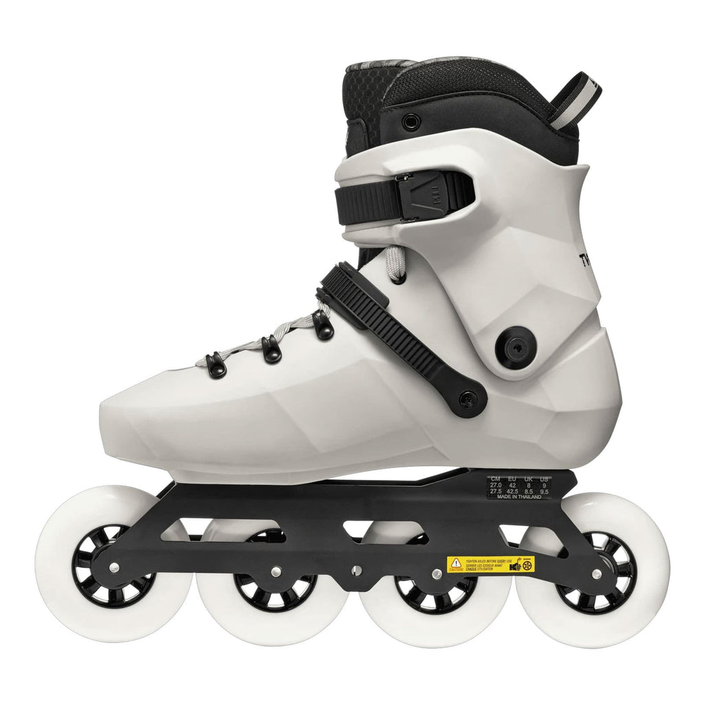 ROLLERBLADE Men's Twister 90R White Smoke/Black Inline Skates, Size: 11/11.5