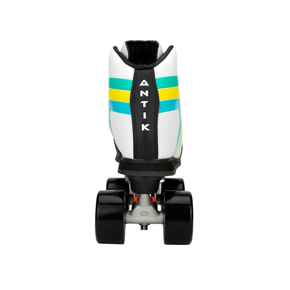 Riedell Quad Roller Skates - Antik Skyhawk Outdoor Skate Set (Size 4, Black)