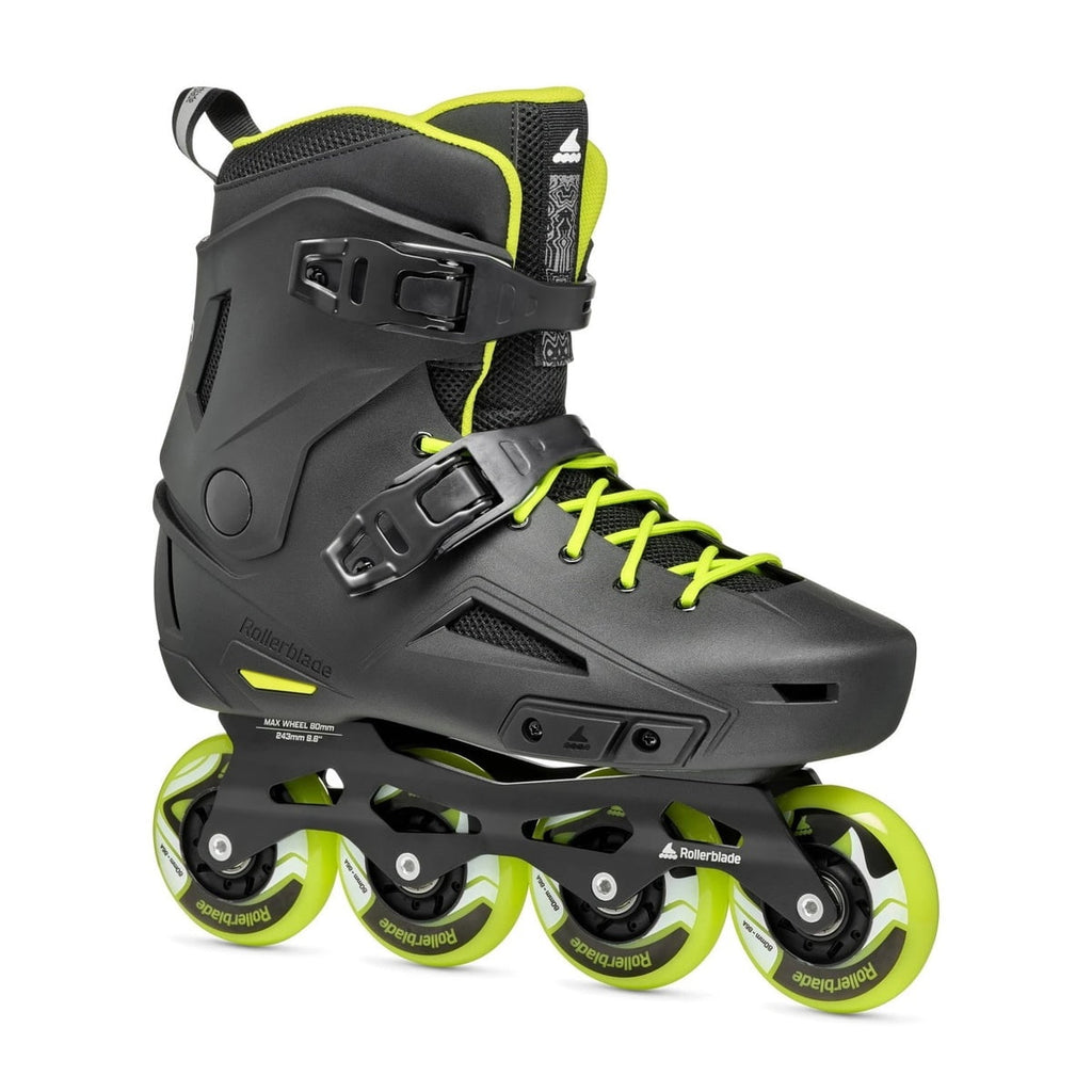 ROLLERBLADE Lightning, Color: Black/Lime, Size: 9 (073726001A1-9)