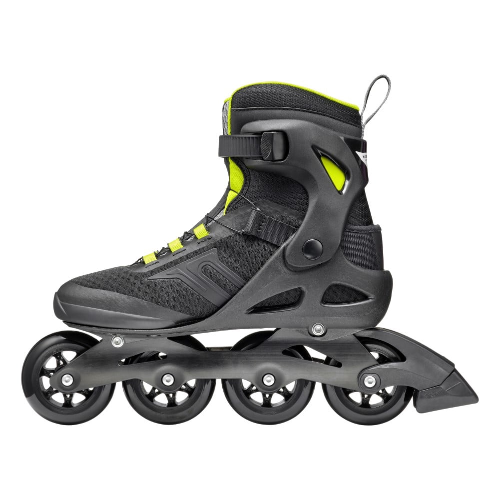 ROLLERBLADE Macroblade 84 Boa, Color: Black/Lime, Size: 12/12.5 (073706001A1-12/12.5)