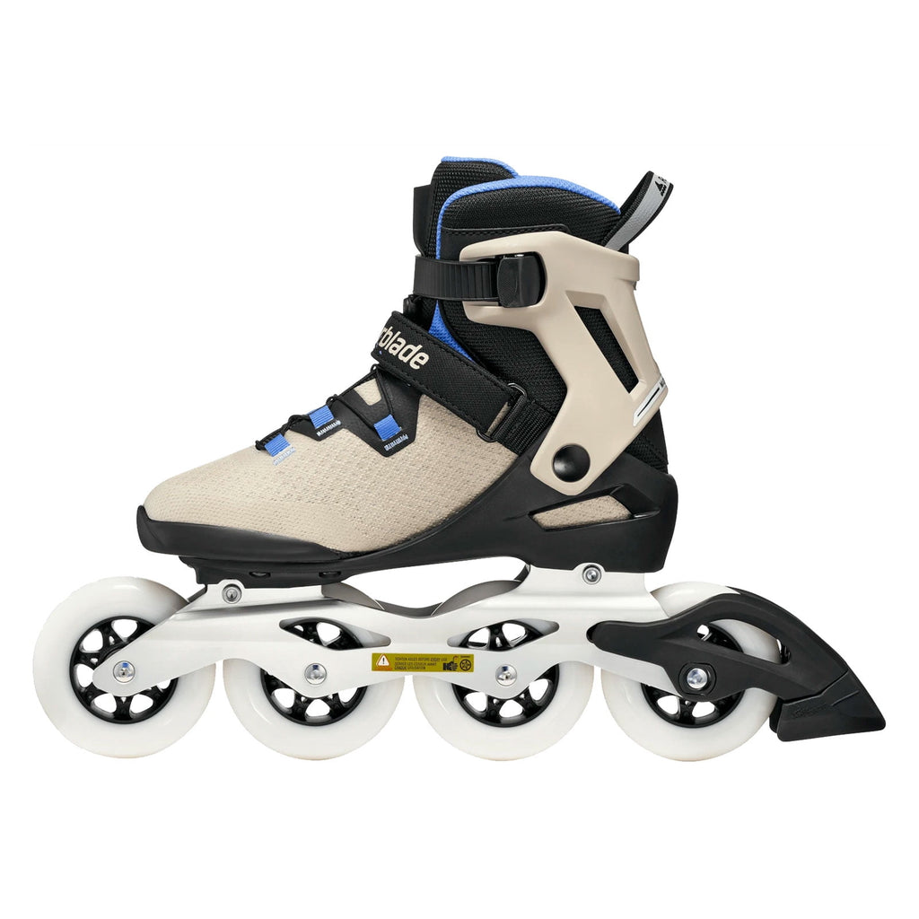 ROLLERBLADE Women's Macroblade 90 W Black/Sand/Cornflower Skates, Size: 7/7.5