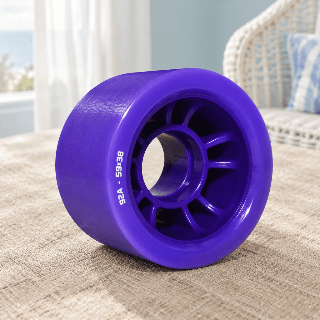 Blue 88A - Pack of 8 Roller & Inline Skate Replacement Wheels