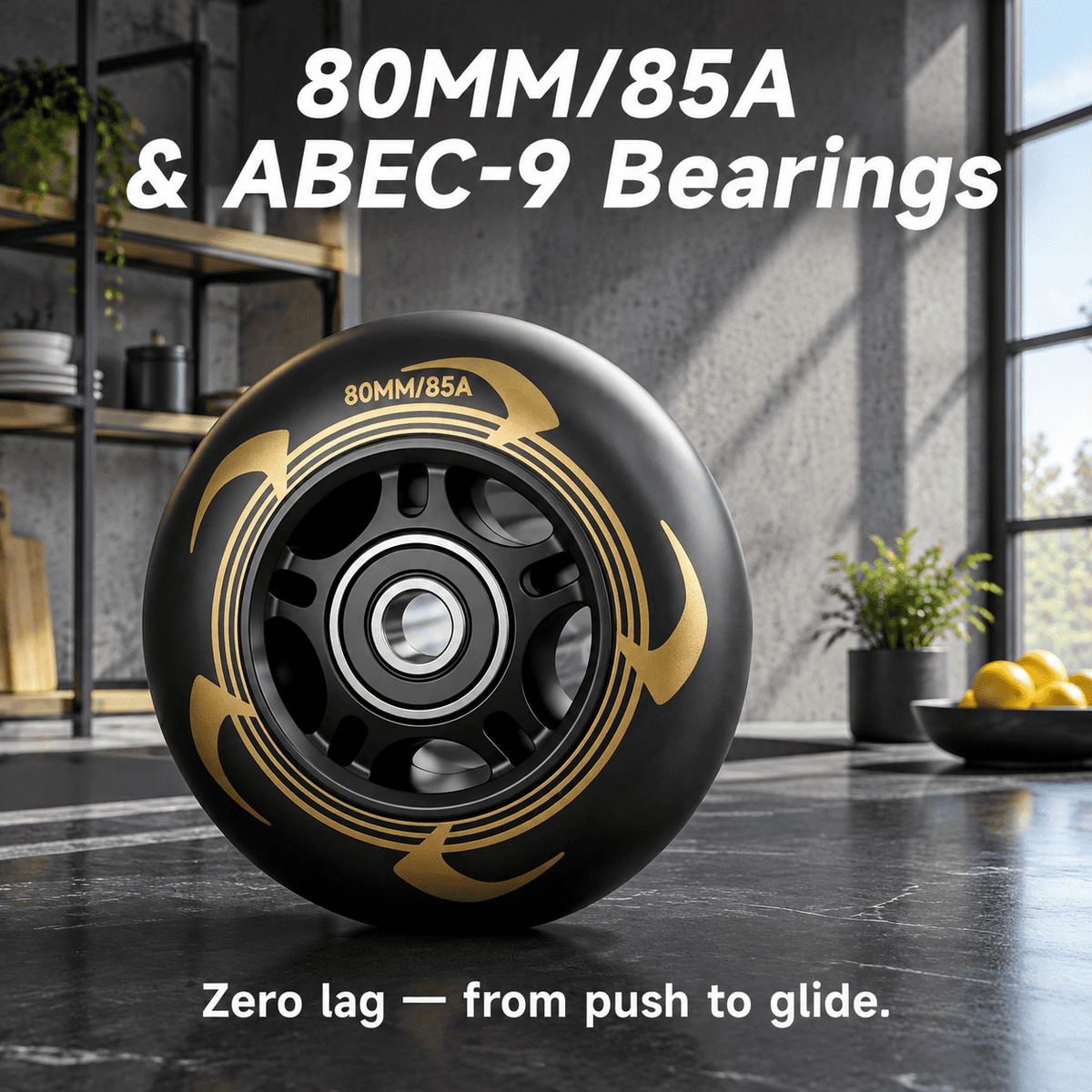 Men's Inline Skates For Urban Freeride Skating - Abec-9 Bearings High-impact Pp Shell Ankle Support All-weather Buckle