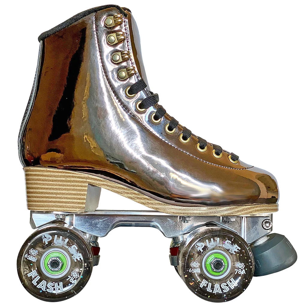 Atom Quad Outdoor Roller Skates - Evo Alloy Women's Outdoor Package (Gunmetal)