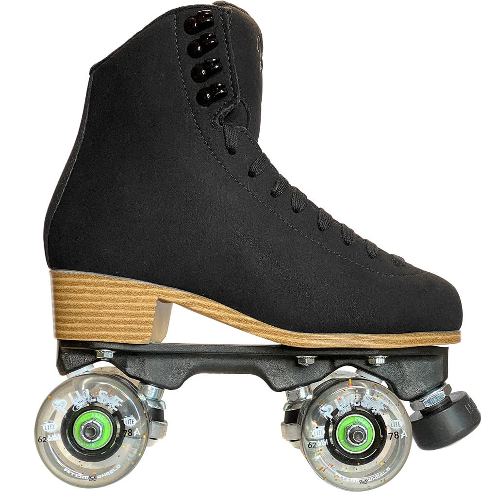 Atom Quad Outdoor Roller Skates - Vista Nylon Women's Outdoor Package (Wheels: Pulse Lite (Clear Glitter))