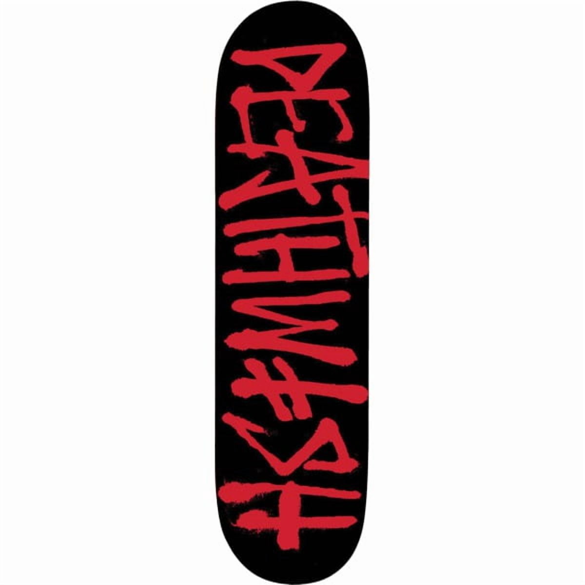 Deathwish Skateboards Deathspray Black / Red Skateboard Deck - 8.25" x 32" (Deck Only)