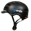 Hurtle Smart Skate Helmet W/ Turn Signal & LED Warning Lights, Large Size (Black)
