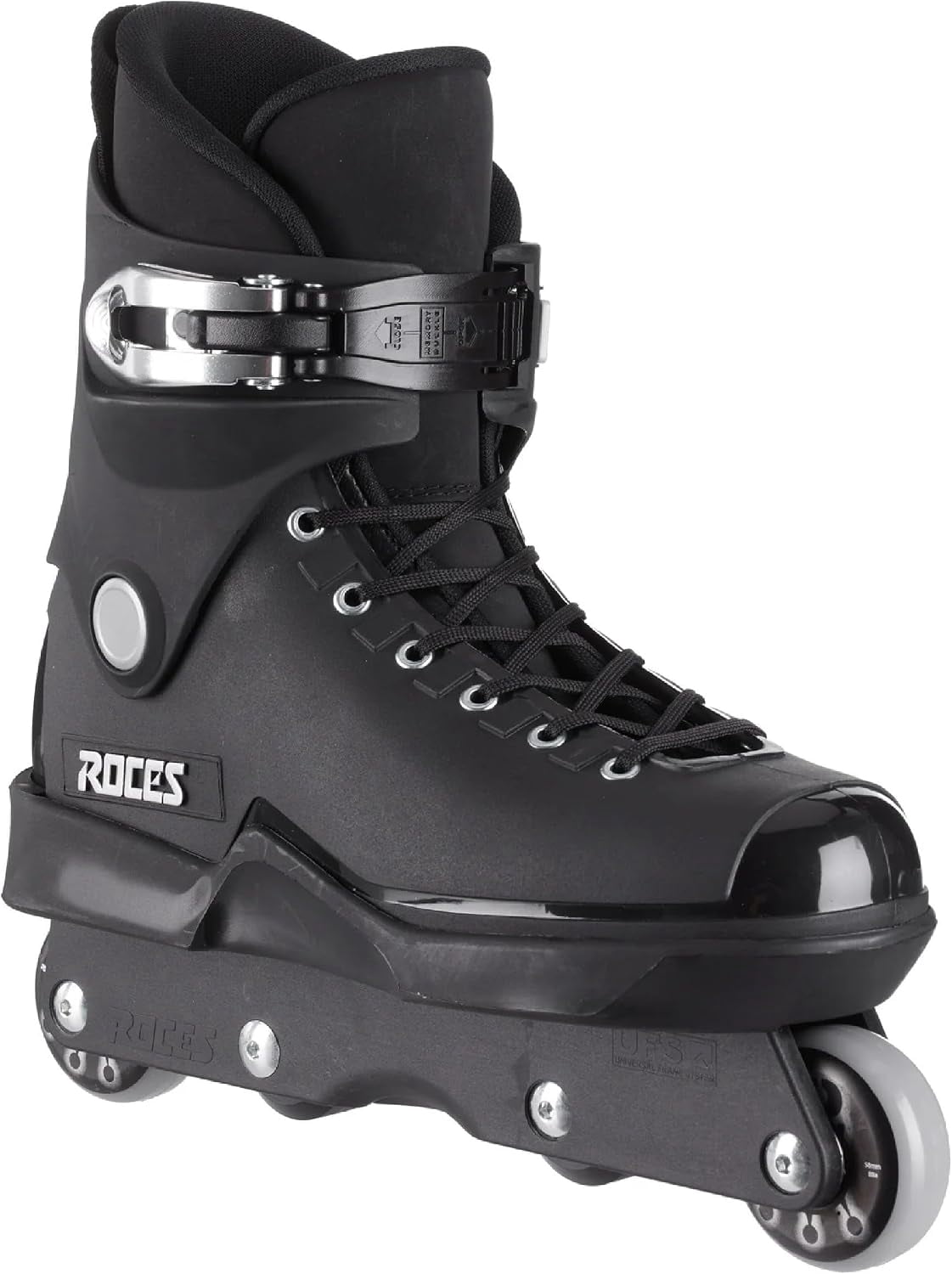 M12 UFS Aggressive Street Inline Skates for Men, Black, ABEC 5 Bearings