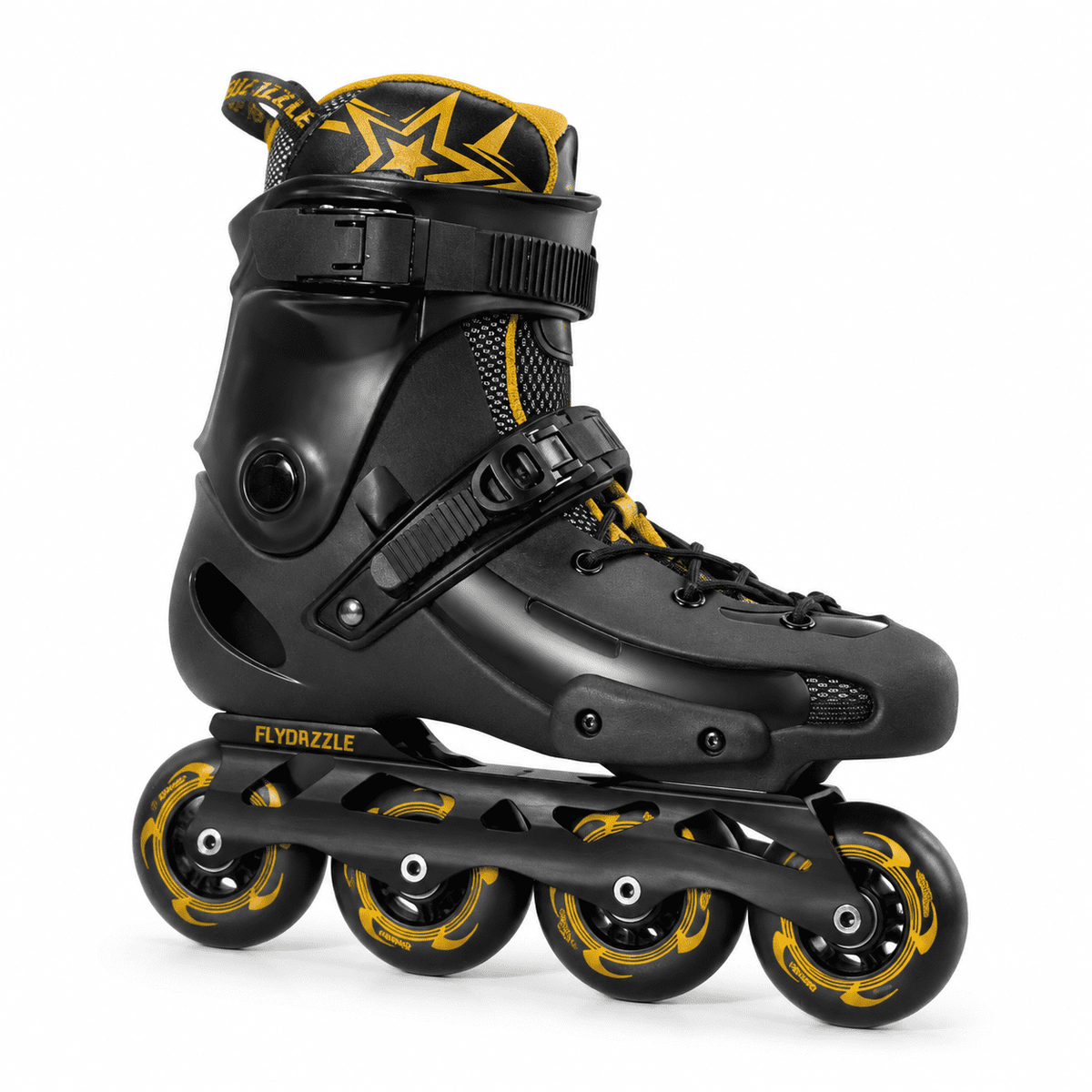 Men's Inline Skates For Urban Freeride Skating - Abec-9 Bearings High-impact Pp Shell Ankle Support All-weather Buckle