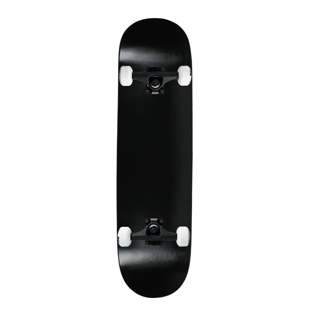 Moose Complete Skateboard Dipped Black 8.25" Black/White Assembled