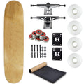 Moose Complete Skateboard NATURAL 8.25" Silver/White