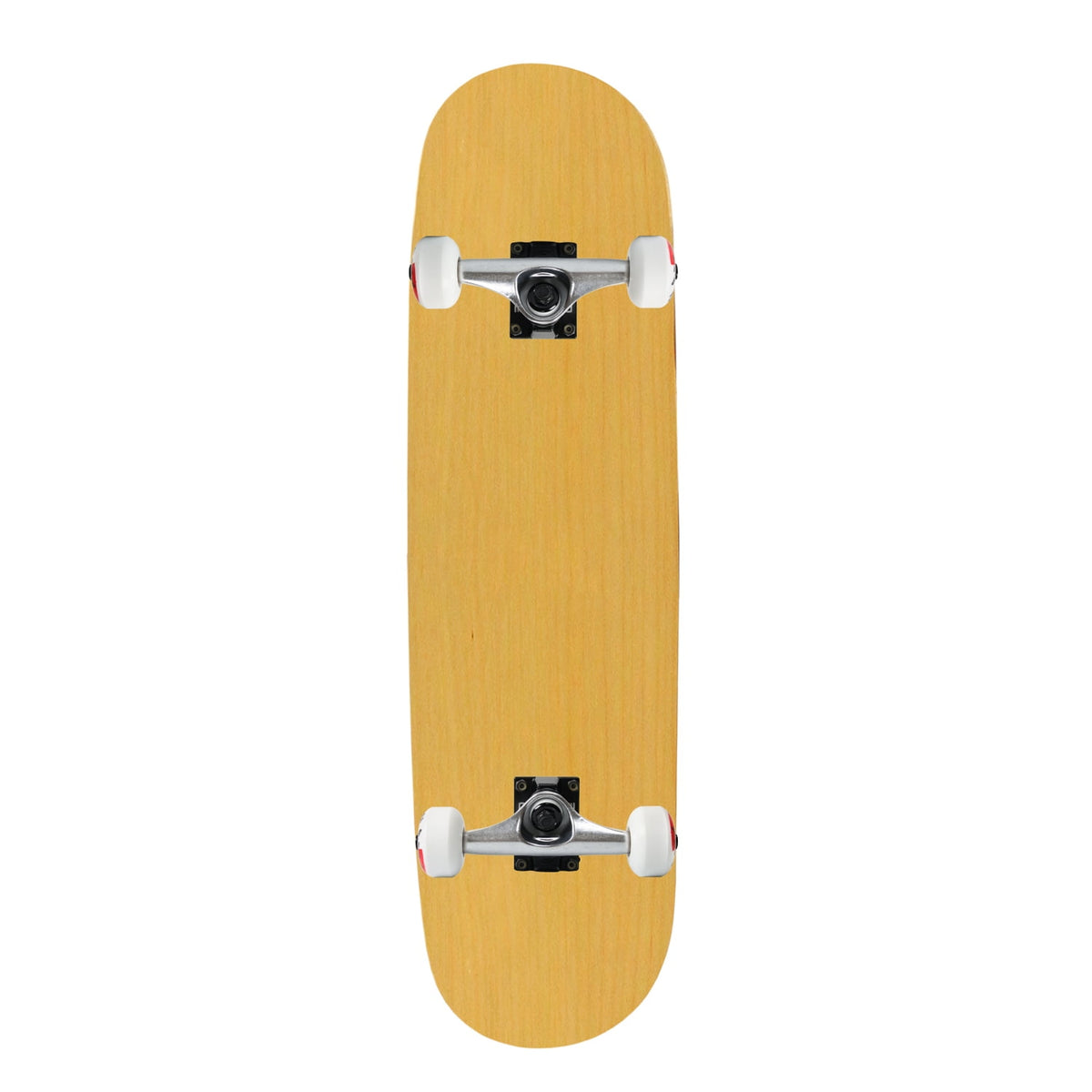 Moose Complete Skateboard Natural 7.5" Silver/White Assembled