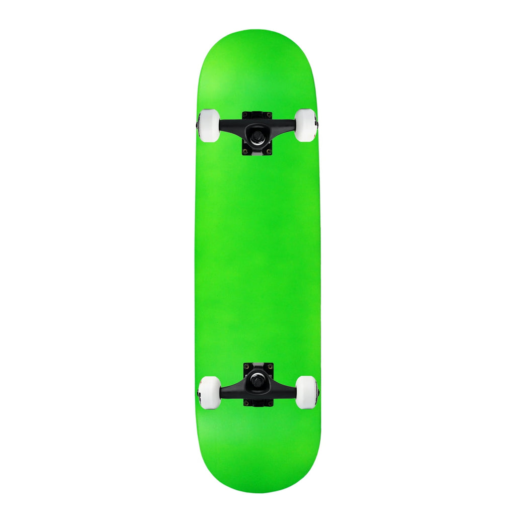 Moose Complete Skateboard Neon Green 8.25" Black/White Assembled