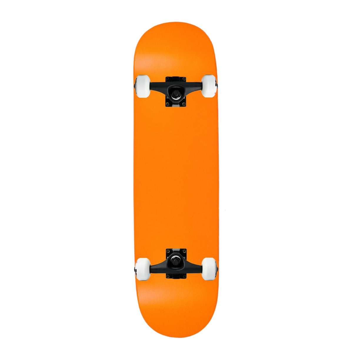 Moose Complete Skateboard Neon Orange 7.75" Black/White Assembled