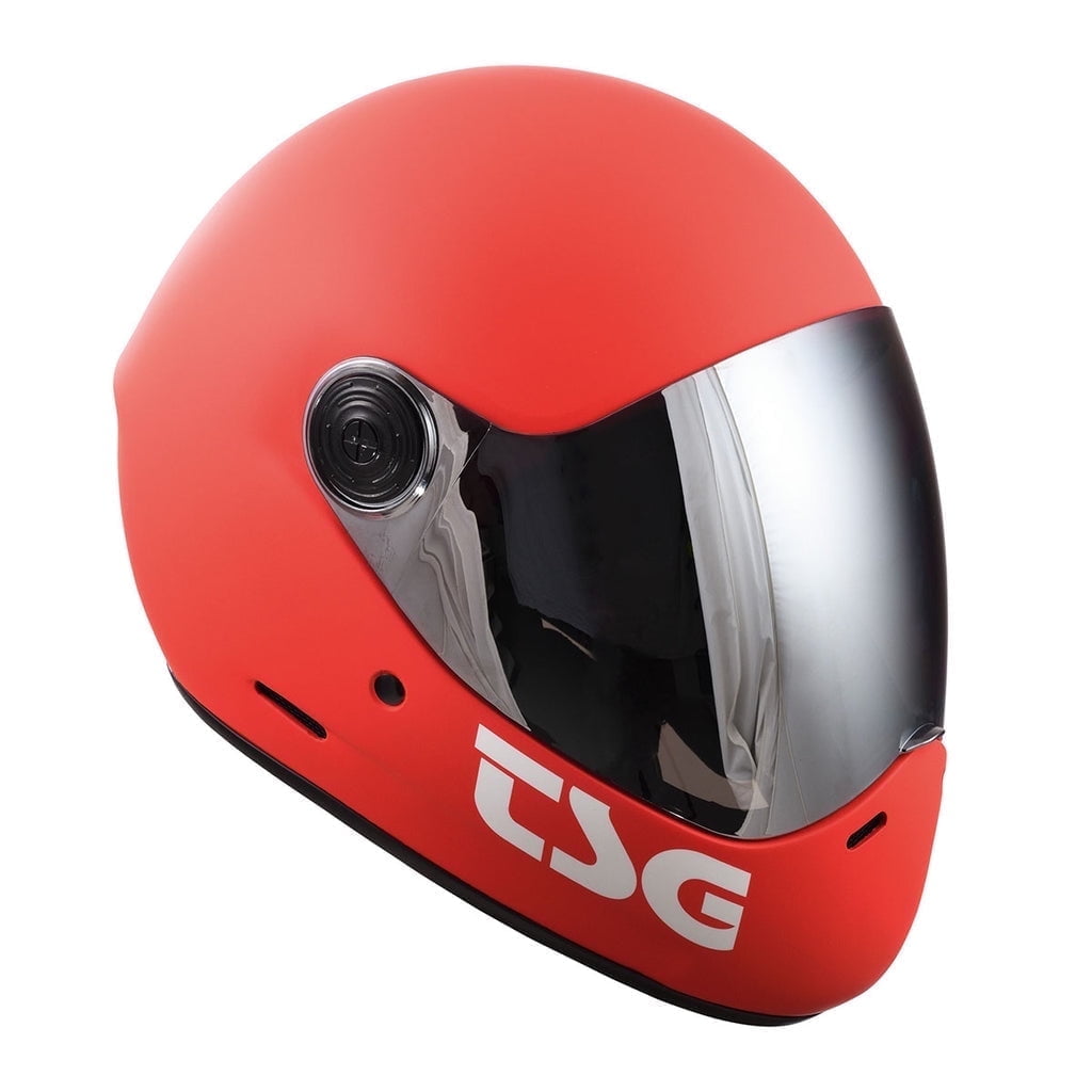 TSG Pass Pro Full Face Helmet w/Two Visors, Downhill Skateboarding Multi-color
