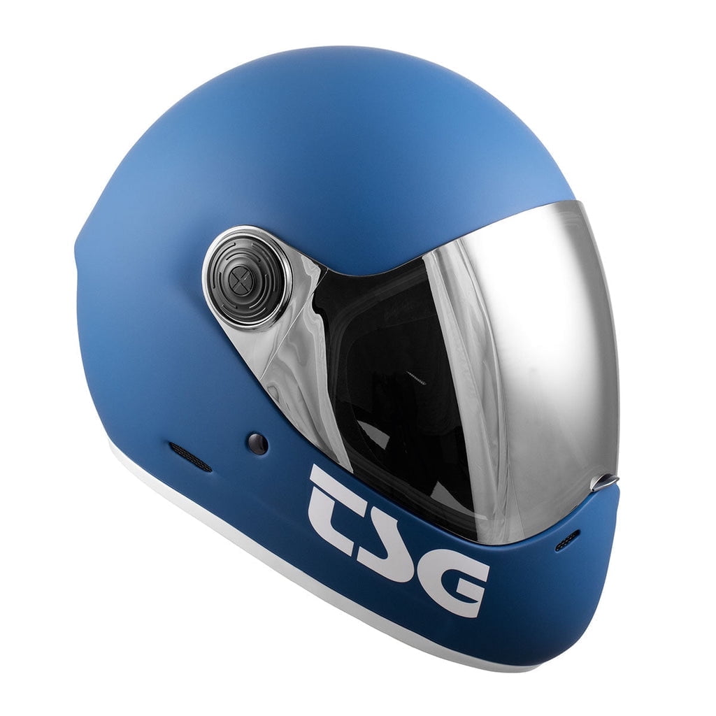 TSG Pass Pro Full Face Helmet w/Two Visors, Downhill Skateboarding Multi-color