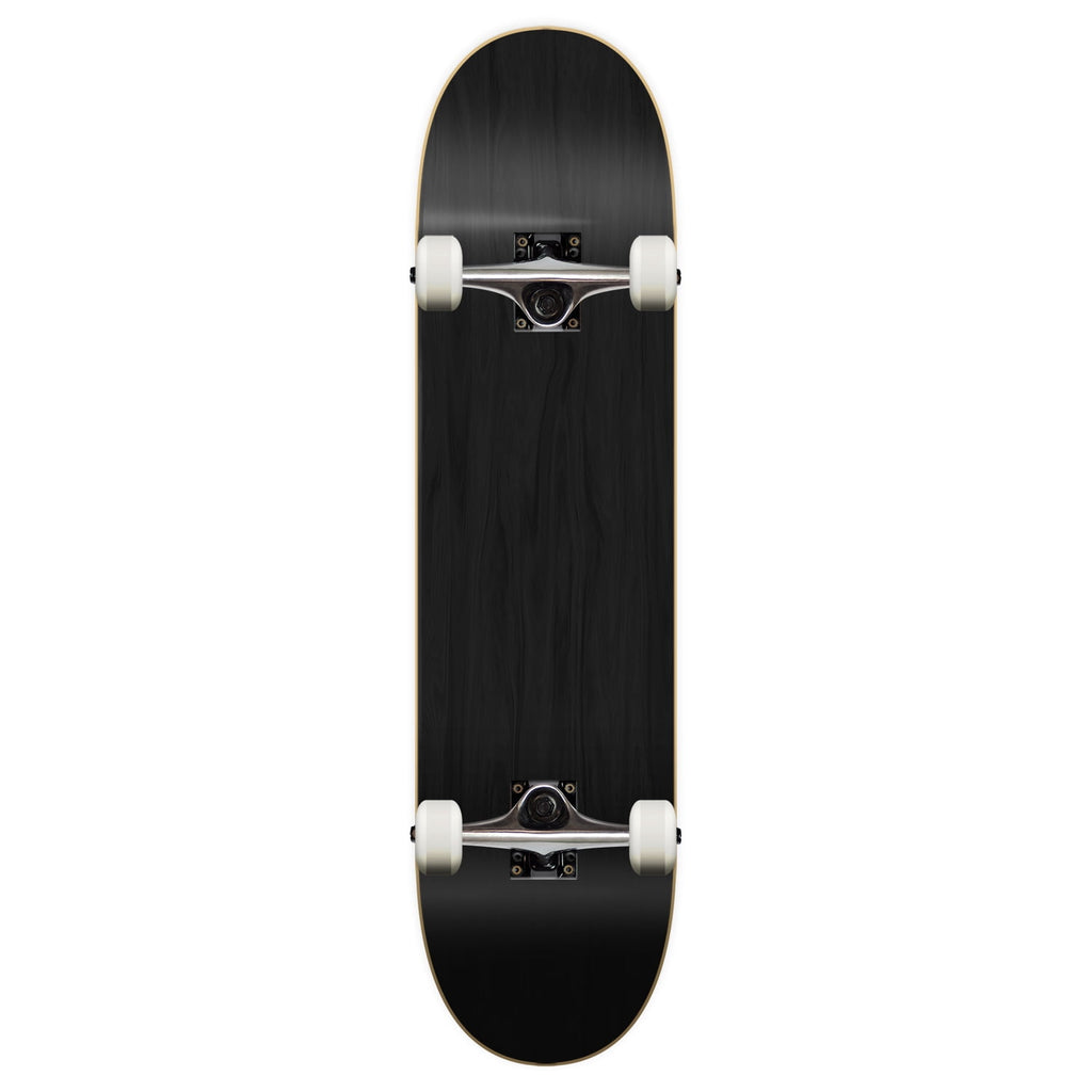 Yocaher 31" x 7.75" Complete Skateboard with Canadian Maple, ABEC-9 Bearings- Stained Black
