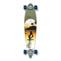 Yocaher Pintail Longboard Skateboards 40" x 9" Complete w/Premium 80A Grip Tape Aluminum Truck ABEC-9 Bearing 71mm Longboard Skateboard Wheels - Surfer