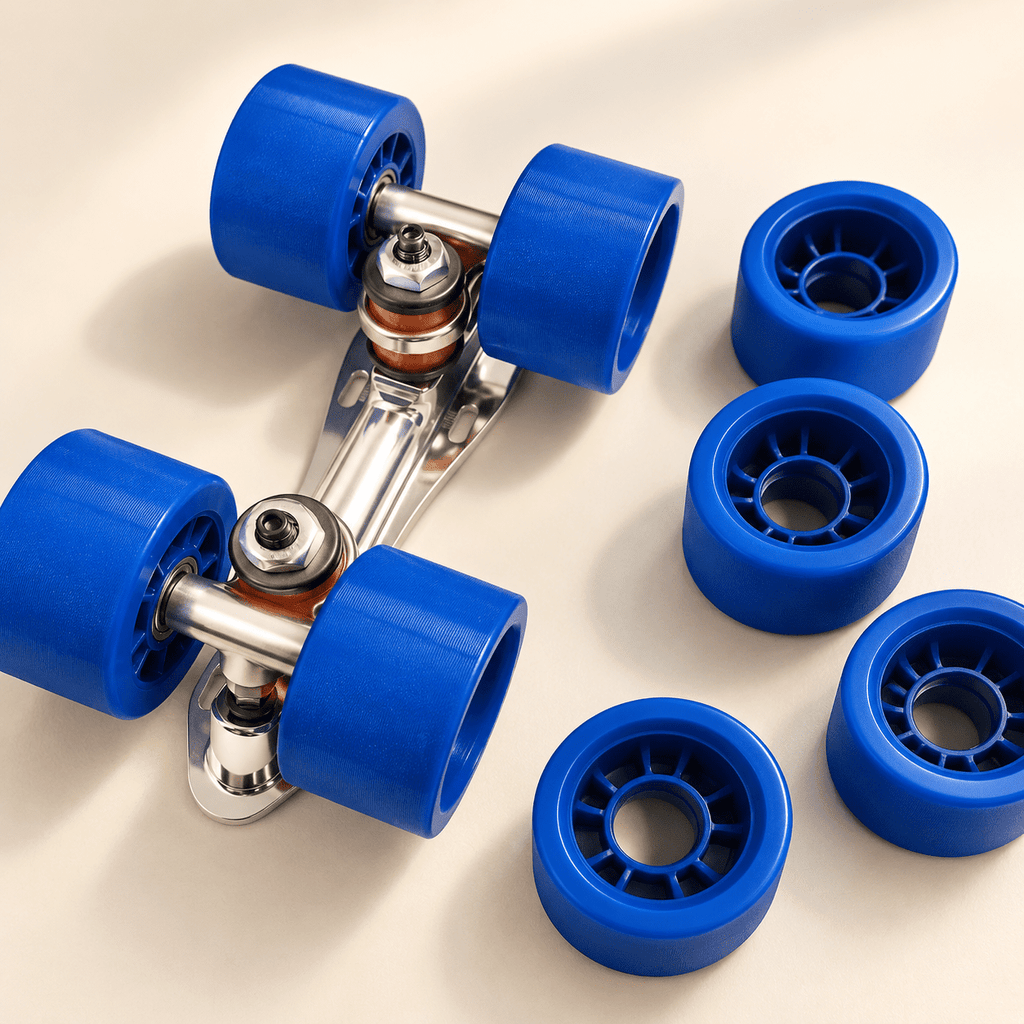 Blue 88A - Pack of 8 Roller & Inline Skate Replacement Wheels