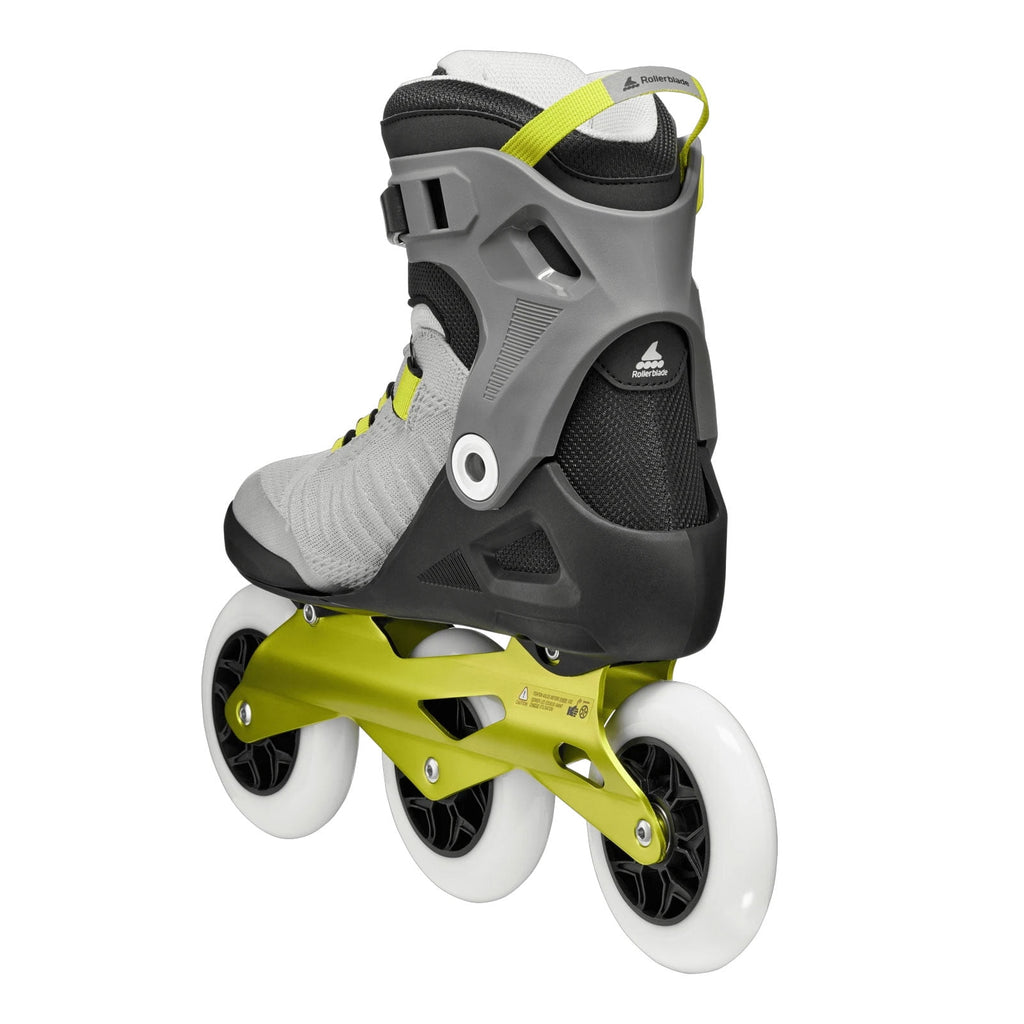 ROLLERBLADE Men's Macroblade 110 BOA Black/Gray/Lime Inline Skates, Size: 10/10.5