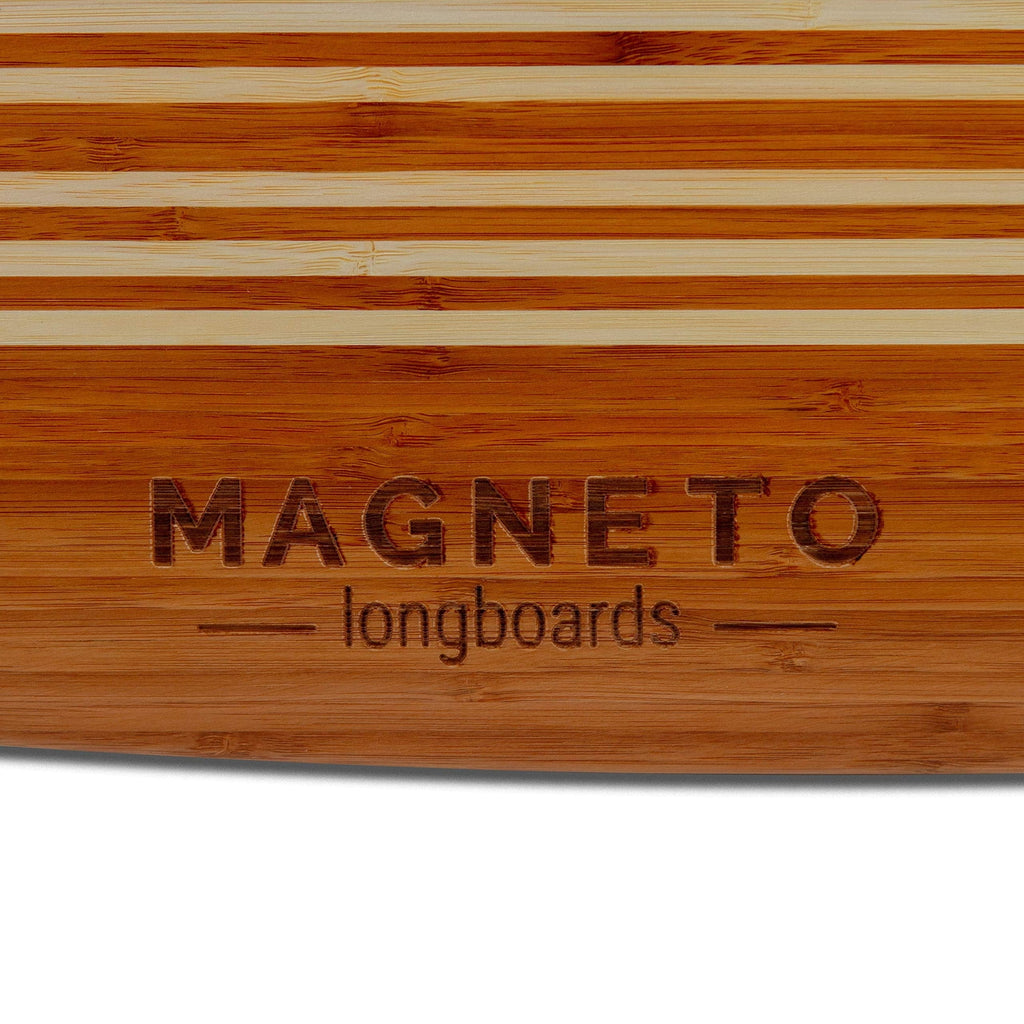 Magneto Longboard Cruiser Skateboard - 70mm 78A Cruiser Wheels for Smooth Riding - Drop-Through Long Boards Design for Stability - Easy Adjustments with Skate Tool - Brown 42in x 9.5in 8-Ply Maple