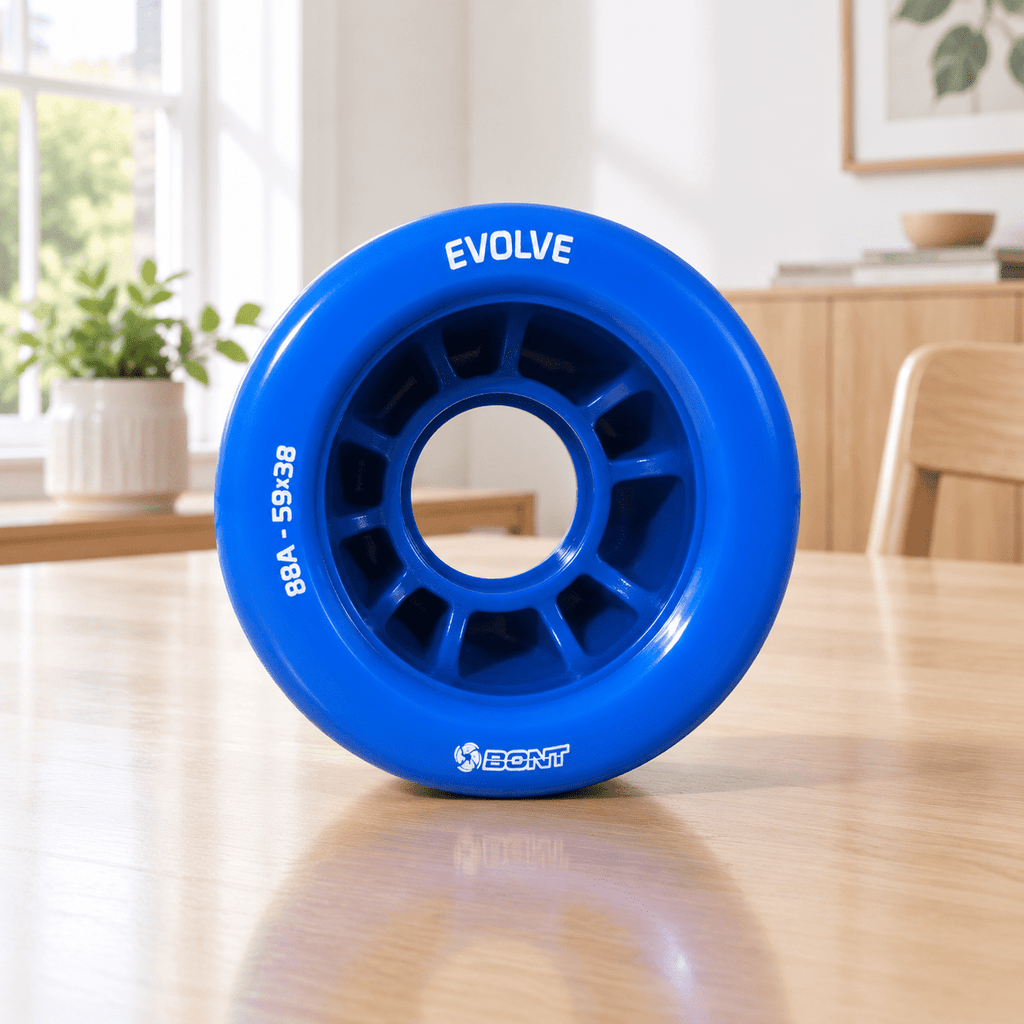 Blue 88A - Pack of 8 Roller & Inline Skate Replacement Wheels