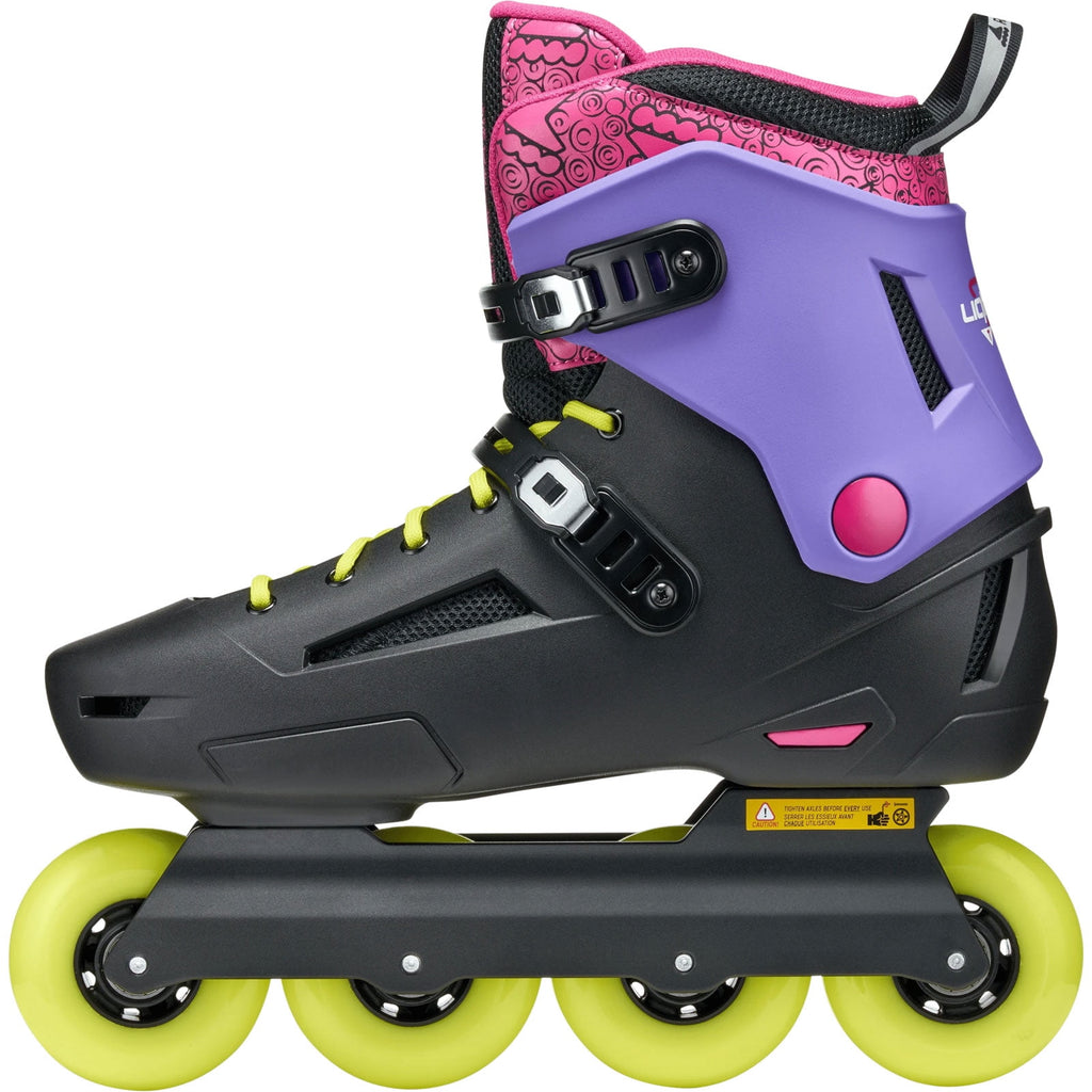 ROLLERBLADE Men's Lightning TRS Inline Skates, Color: Black/Purple/Pink, Size: 11/11.5 (86B0760170NZ11-11/11.5)