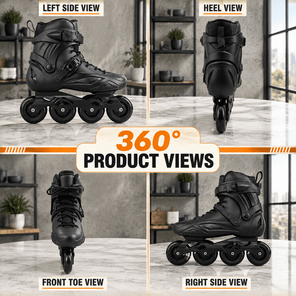 Unisex Inline Skates, Men3.5-4/Women4.5-5, Performance Fitness Roller Skates